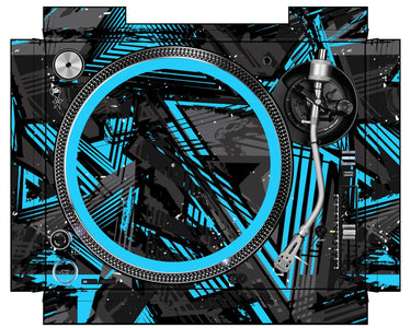 Pioneer DJ PLX 1000 Skin Ridge Blue Light